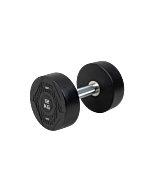 MP1012 Ronde rubber dumbbell 12 kg per stuk