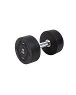 MP1012 Ronde rubber dumbbell 16 kg per stuk