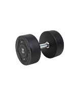 MP1012 Ronde rubber dumbbell 32kg per stuk