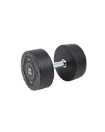 MP1012 Ronde rubber dumbbell 34kg per stuk