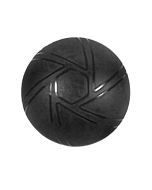 Muscle Power Yogaball, Studio Gymball zwart, 55 cm