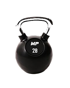 MP1304 Kettlebell Rubber/Chrome 28 kg