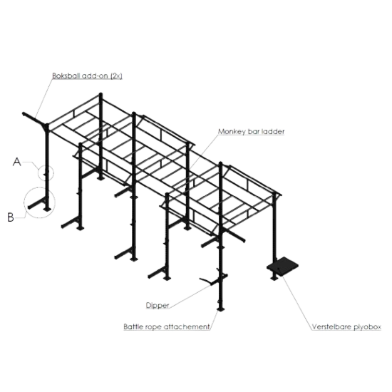 Crossfit Station Losstaand INDOOR MP235