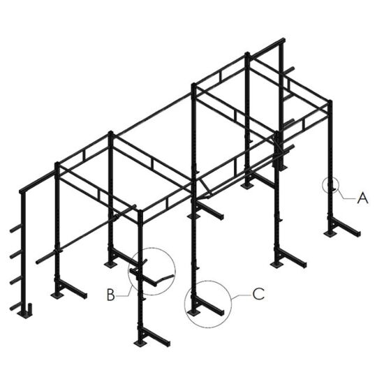 Crossfit Station Losstaand INDOOR MP185