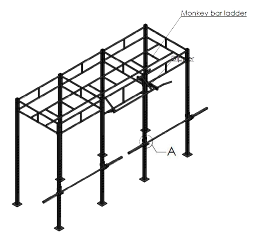 Crossfit Station Losstaand MP165 Outdoor