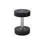 MP1012 Ronde rubber dumbbell 10 kg per stuk