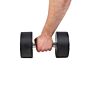 MP1012 Ronde rubber dumbbell 18 kg per stuk