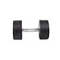 MP1012 Ronde rubber dumbbell 18 kg per stuk