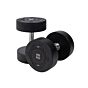 MP1012 Ronde rubber dumbbell 20kg per stuk