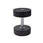 MP1012 Ronde rubber dumbbell 20kg per stuk