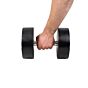 MP1012 Ronde rubber dumbbell 22kg per stuk