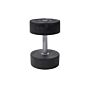 MP1012 Ronde rubber dumbbell 24kg per stuk