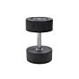 MP1012 Ronde rubber dumbbell 28kg per stuk