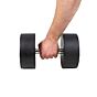 MP1012 Ronde rubber dumbbell 28kg per stuk