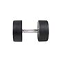 MP1012 Ronde rubber dumbbell 28kg per stuk