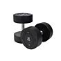 MP1012 Ronde rubber dumbbell 32kg per stuk