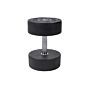 MP1012 Ronde rubber dumbbell 32kg per stuk