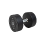 MP1012 Ronde rubber dumbbell 32kg per stuk