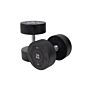 MP1012 Ronde rubber dumbbell 34kg per stuk