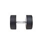 MP1012 Ronde rubber dumbbell 34kg per stuk