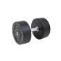 MP1012 Ronde rubber dumbbell 34kg per stuk