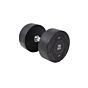 MP1012 Ronde rubber dumbbell 36kg per stuk