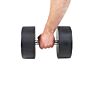 MP1012 Ronde rubber dumbbell 36kg per stuk