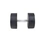 MP1012 Ronde rubber dumbbell 36kg per stuk