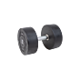 MP1012 Ronde rubber dumbbell 36kg per stuk