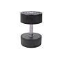 MP1012 Ronde rubber dumbbell 38kg per stuk