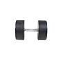 MP1012 Ronde rubber dumbbell 38kg per stuk