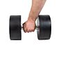 MP1012 Ronde rubber dumbbell 40kg per stuk