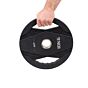 MP2005 Olympische rubber halterschijven 2 grips 10KG