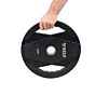 MP2005 Olympische rubber halterschijven 2 grips 20KG