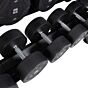 MP1012 Ronde rubber dumbbells per stuk