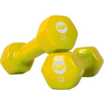 Vinyl dumbbells MP920 2 x 2.5 kg