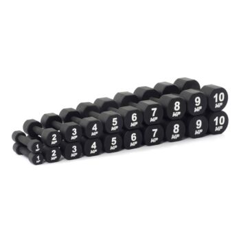 Dumbbellset 1 - 10 kg PU Urethaan micro