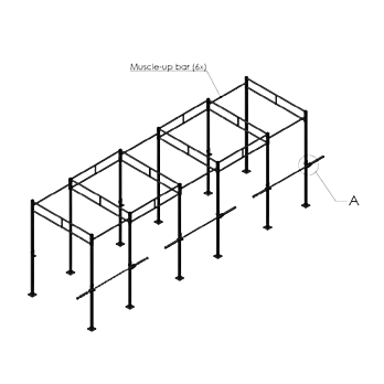 Crossfit Station INDOOR Losstaand MP205