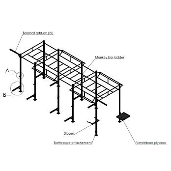 Crossfit Station Losstaand INDOOR MP235