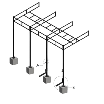 Crossfit Station Wandmodel Outdoor MP15