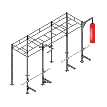 Crossfit Station losstaand MP183  Indoor