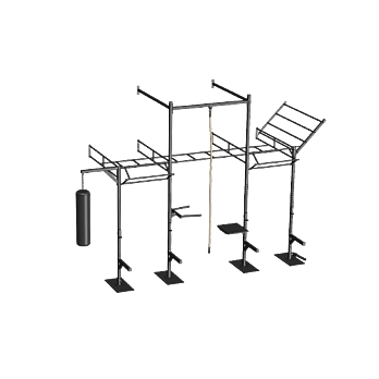 Crossfit Station wandmodel MP73  Indoor