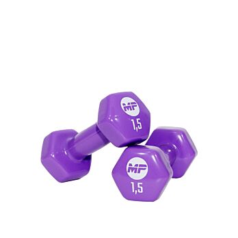 Vinyl dumbbells MP920 2 x 1.5 kg