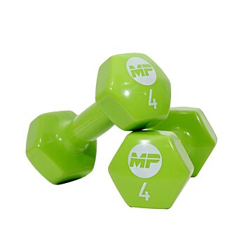 Vinyl dumbbells MP920 2 x 4 kg