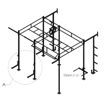 Crossfit Station Wandmodel INDOOR MP25